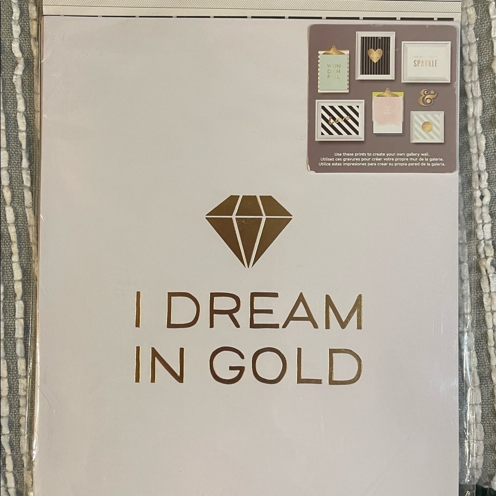 Foiled Pictures! New! Great for office! Set of 12 Prints.